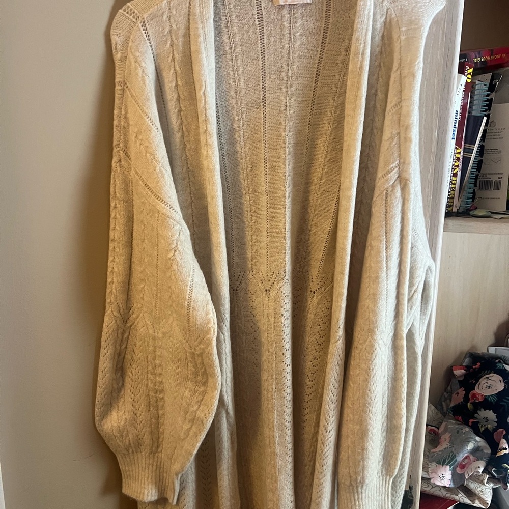 Cozy Cream Knit Cardigan